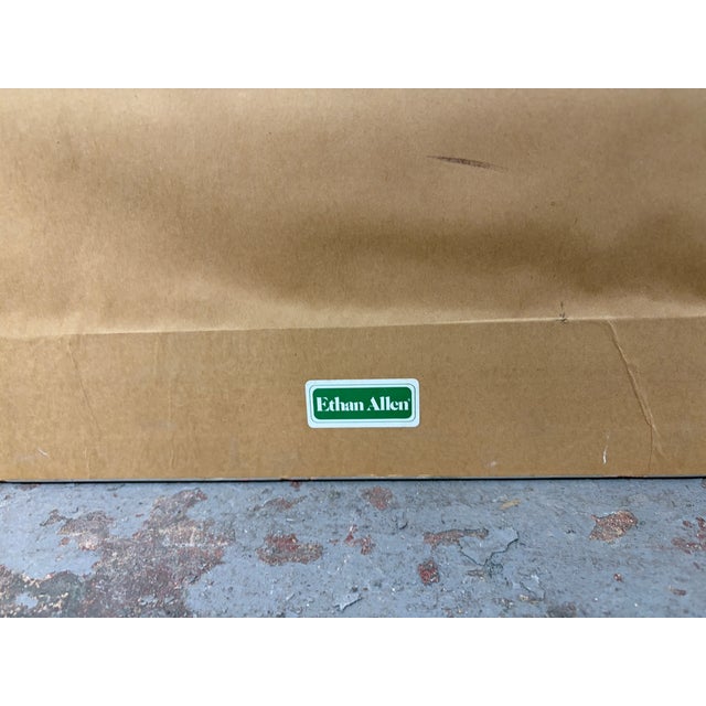 Mid 20th Century Elegant Framed Painting of Japanese Woman on Cork For Sale - Image 12 of 12