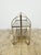 1960s Mid-Century Modern Folding Bar Cart in Brass and Ribbed Acrylic Glass, 1960s For Sale - Image 5 of 18