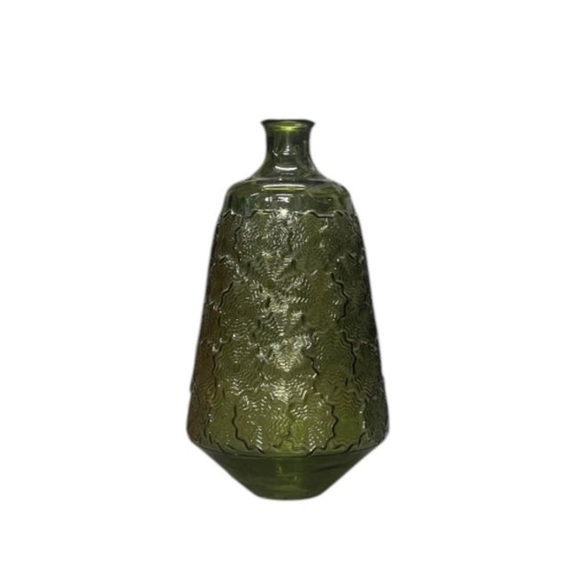 Elevate your interior decor with this striking olive green glass vase, designed to bring organic warmth, tactile texture,...