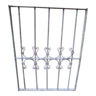 Antique Victorian Iron Gate Architectural Salvage For Sale
