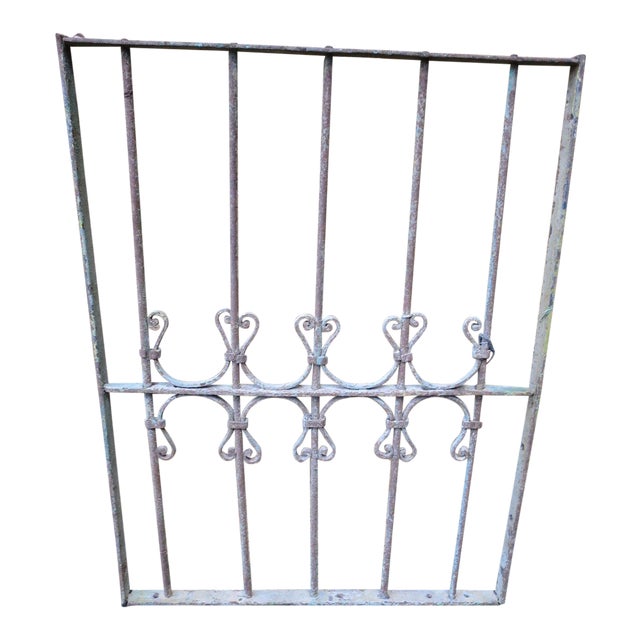 Antique Victorian Iron Gate Architectural Salvage For Sale