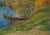 1980s Impressionism River Landscape Painting, Ukrainian Art 70-100 For Sale - Image 6 of 6
