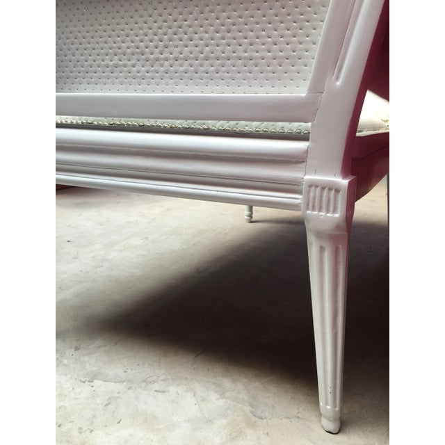 Small White 2-Seat Sofa, 1930s For Sale - Image 16 of 18