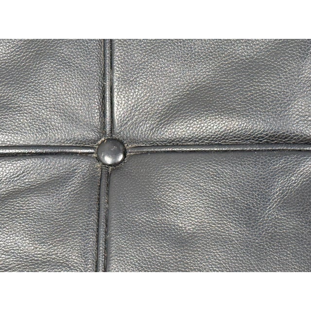 Alphaville Design Barcelona Style Leather Ottoman For Sale - Image 9 of 12