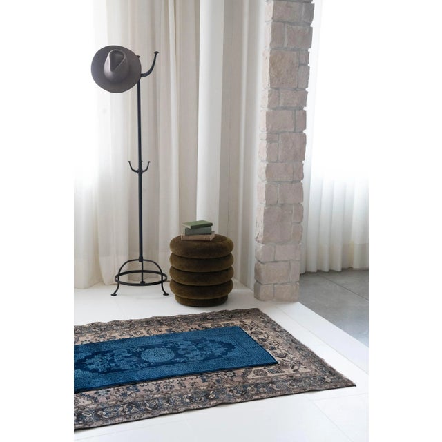 District Loom Vintage Hamadan Scatter Rug For Sale - Image 11 of 11