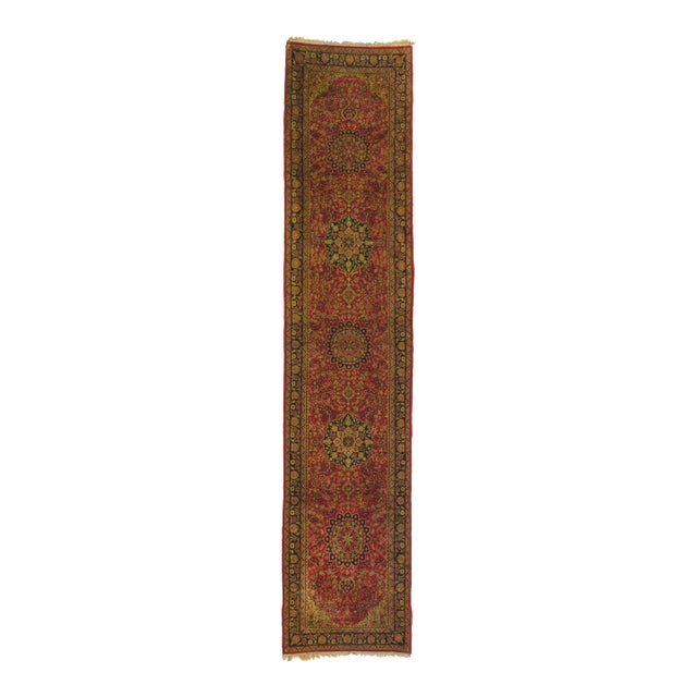 Vintage Turkish Rug Runner - 02'06 X 11'07 For Sale
