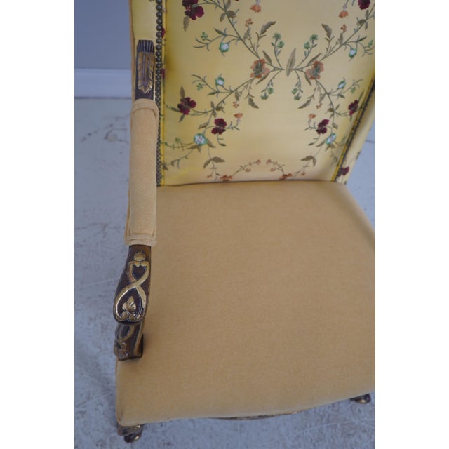 Pair of Century Louis XV Style Giltwood Armchairs For Sale In Philadelphia - Image 6 of 18