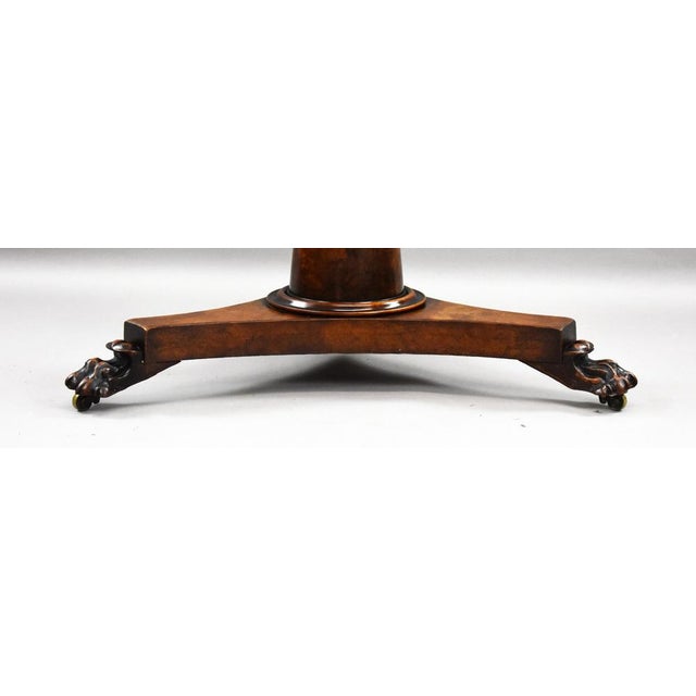 Early 19th Century Regency Burr Elm Circular Breakfast Table, 1820 For Sale - Image 5 of 8