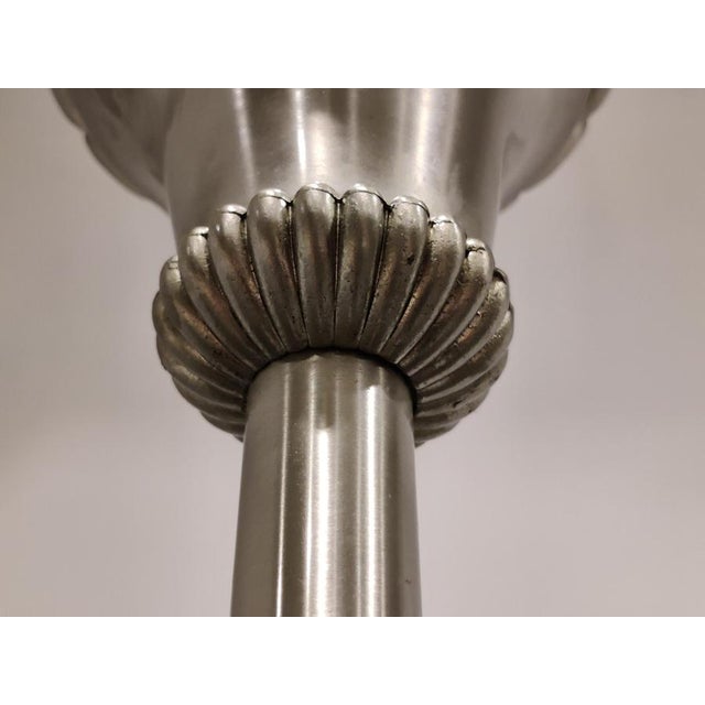 Vintage metal pineapple leaf floor lamp by Boulanger. Charming natural lamp just like the pineapple leaf table lamps but...