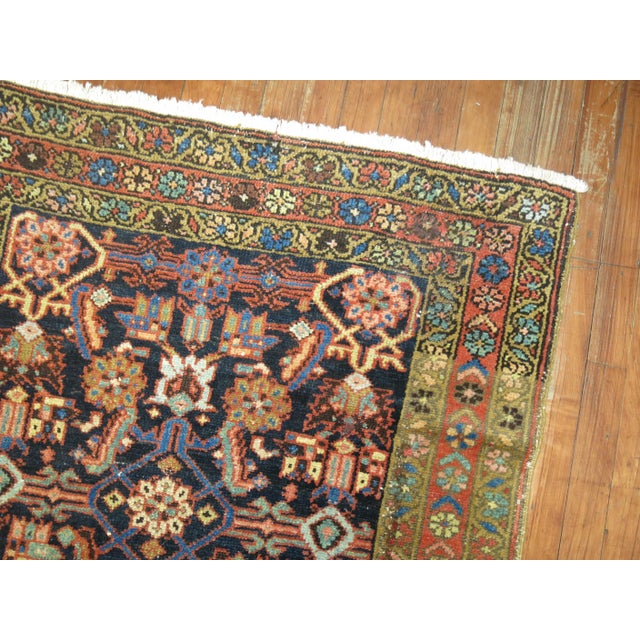 Long Antique Persian Heriz Runner - 3'2" x 14'7" For Sale - Image 9 of 11