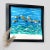 "Yellow Fins Beach" Contemporary Coastal Style Wall Sculpture For Sale - Image 9 of 10