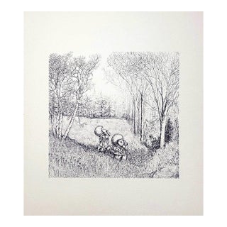 Mayling Mack Holm Lullaby Fantasy Print 1975 For Sale