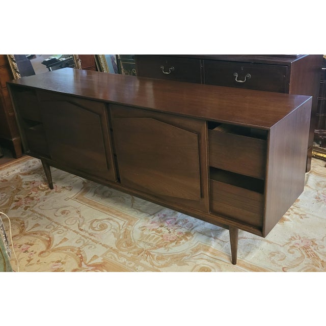 Fine Mid Century Walnut Sideboard Denmark For Sale - Image 18 of 18