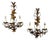 1950sFrench Marie Therese Style, Cherub Wall Sconces, Gilt-Brass, Crystal - a Pair For Sale