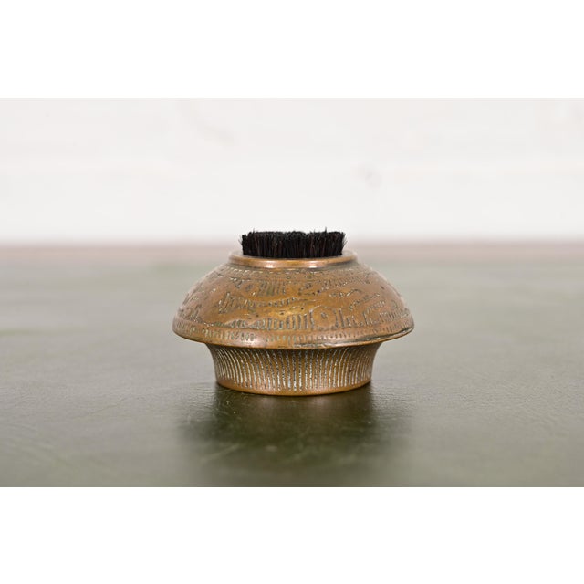 Bronze Marshall Field & Co. Antique Viking Bronze Pen Brush, Circa 1910 For Sale - Image 8 of 8