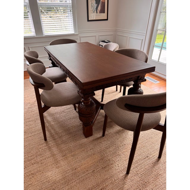 17th Century Jacobean Oak Refectory Table (C. Late 1800s-Early 1900s) For Sale - Image 4 of 5