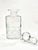 Vintage mid century heavy cut crystal scotch or whiskey decanter, by the Edinburgh Crystal Co. Edinburgh, Scotland. Deep...