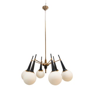 Sputnik Chandelier with Globes For Sale
