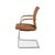 Swing Leather Chrome Chairs in Brown Cognac from Tonon, Set of 6 For Sale - Image 11 of 13