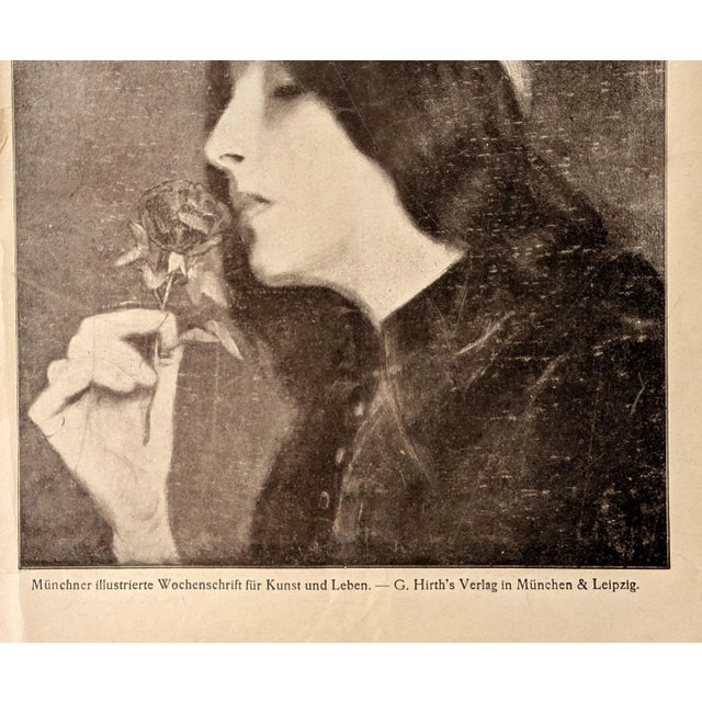 Art Nouveau Jugend Magazine 1898 Eugene Spiro Cover Print For Sale - Image 3 of 4