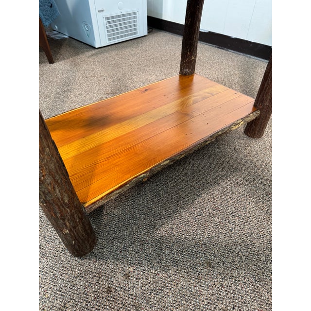 Wood Late 20th Century Old Hickory Drop Leaf Stand For Sale - Image 7 of 12