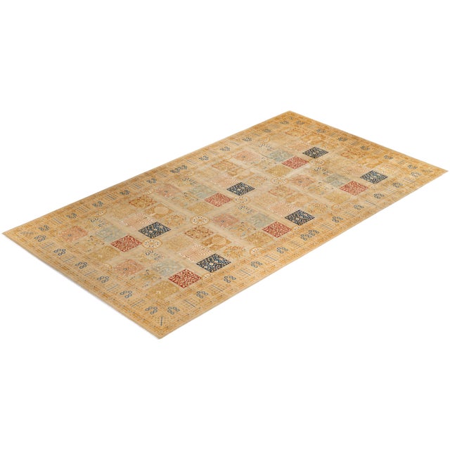 Ivory Mogul, One-of-a-Kind Hand-Knotted Area Rug - Ivory, 16' 10" x 9' 3" For Sale - Image 8 of 8