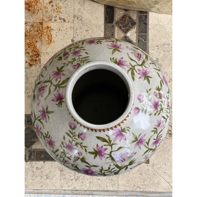 Ceramic Late 19th Century Chinese Ceramic Ginger Jar For Sale - Image 7 of 8