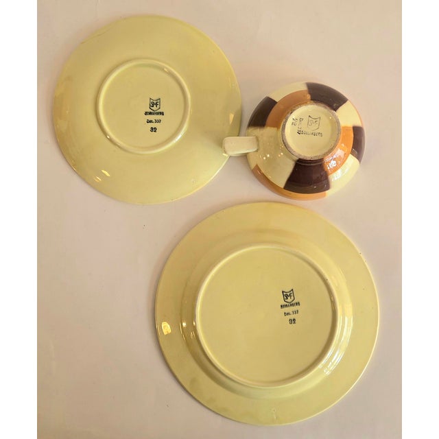 Brown Coffee Set by Eva Stricker-Zeisel for Schramberg, 1929, Set of 3 For Sale - Image 8 of 10
