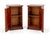 Pair of Arts and Crafts Style Mahogany Cabinets. Circa 1900 These Cabinets Feature Paneled Doors with Carved and Turned...