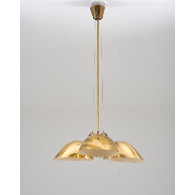Swedish Modern Pendant by Harald Notini for Böhlmarks, 1940s For Sale - Image 3 of 15