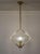 A 1930s-1940s murano blown glass pendant chandelier attributed to barovier & toso. it features a diamond-shaped central...