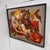 Abstract Vintage French Cubist Abstract Painting Signed Pradier – Framed For Sale - Image 3 of 12