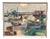 Finn Hillerup, Port, 1960s, Oil Painting on Canvas, Framed For Sale