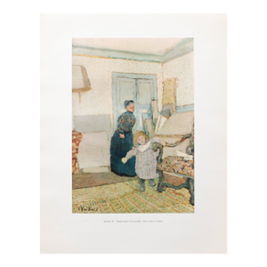 1950s After Edouard Vuillard "The First Steps", First Edition Swiss Full-Color Print