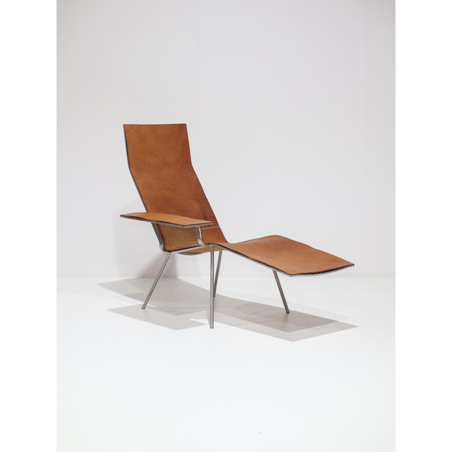 Animal Skin Leather LL04 Lounge Chair by Maarten Van Severen for Pastoe, 2000s For Sale - Image 7 of 18