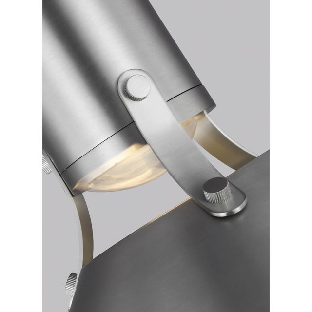 2020s Sean Lavin by Visual Comfort Studio Brynne Medium LED Pendant, Satin Nickel For Sale - Image 5 of 10