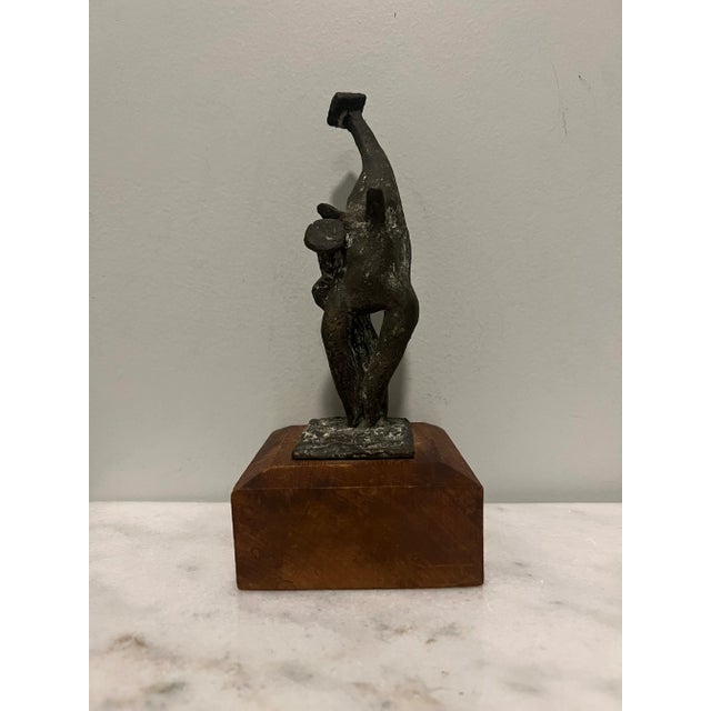 Stan Freborg (1906-1991), Rare Cast Bronze Sculpture By The Artist, Signed, And Dated , 1960, One Of A Kind