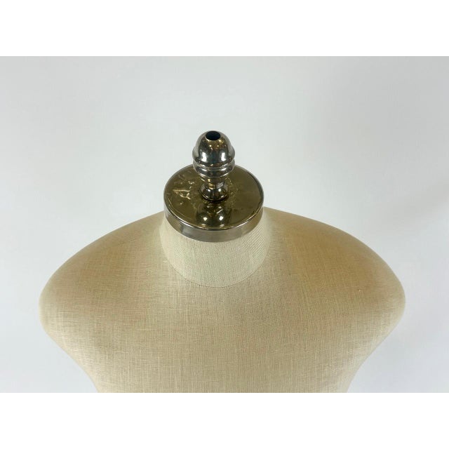 Beige Mid-Century Modern Tailors Male Dummy Mannequin, 1960s For Sale - Image 8 of 11