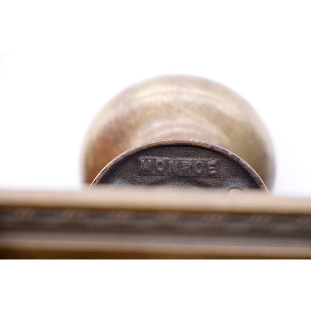 Bronze Antique Bronze Norwalk Fontenoy Door Knob Set For Sale - Image 8 of 9