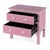 Boho Chic Vivienne 29 in. W Rectangular Bone Inlay 2 Drawer Accent Chest, Pink For Sale - Image 3 of 8