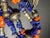 Native American Vintage Navajo Native American Style, Lapis and Coral Shell Necklace, Sterling Silver Hollowed Body ‘Navajo Pearls’ and Silver Feathered Accents. For Sale - Image 3 of 7