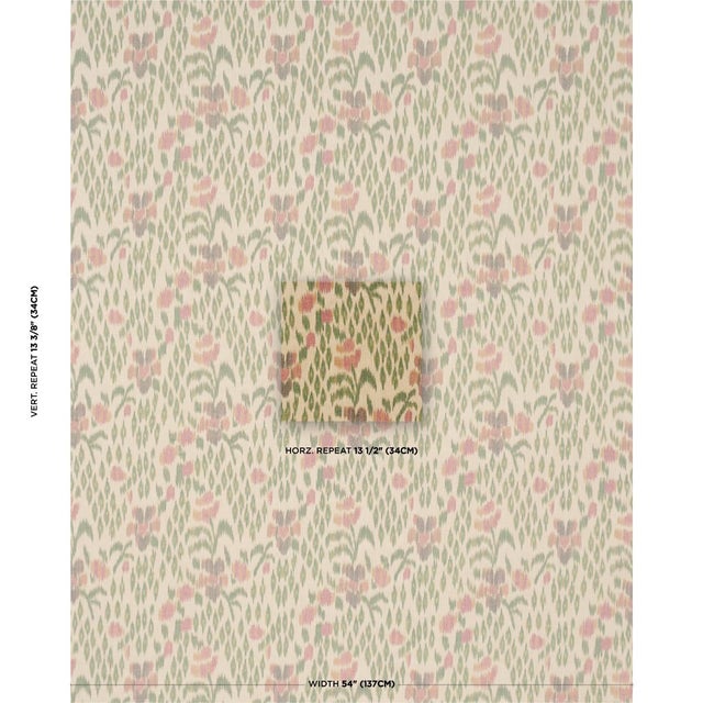 A true warp print with a satin weave, this exquisite cotton-linen floral features a soft, luminous finish reminiscent of...