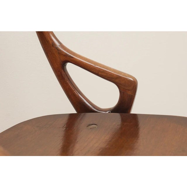 1950s Set of Four Italian Mid Century Dining Chairs For Sale - Image 9 of 9