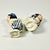 1930s Boho Chic Danish Kissing Dutch Kids Salt & Pepper Shakers - A Pair. For Sale - Image 10 of 10