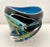 Glass Vintage 1992 Oceanic Wave Series Hand-Blown Glass Vase by Peter Ridabock - Signed For Sale - Image 7 of 18