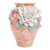 Vintage Bát Tràng Sculptural Ceramic Vase With 3d Floral Applique For Sale