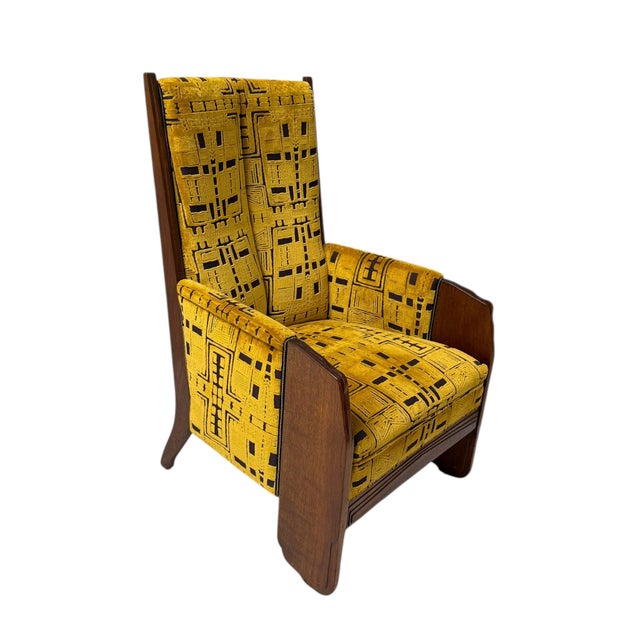 Art Deco Amsterdam School Lounge Chair by Cornelis Van Der Sluys, 1918 For Sale - Image 10 of 17