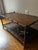 Vintage Mid-Century Faux Bamboo Walnut Coffee Table With Cane Shelf & Casters For Sale - Image 6 of 16