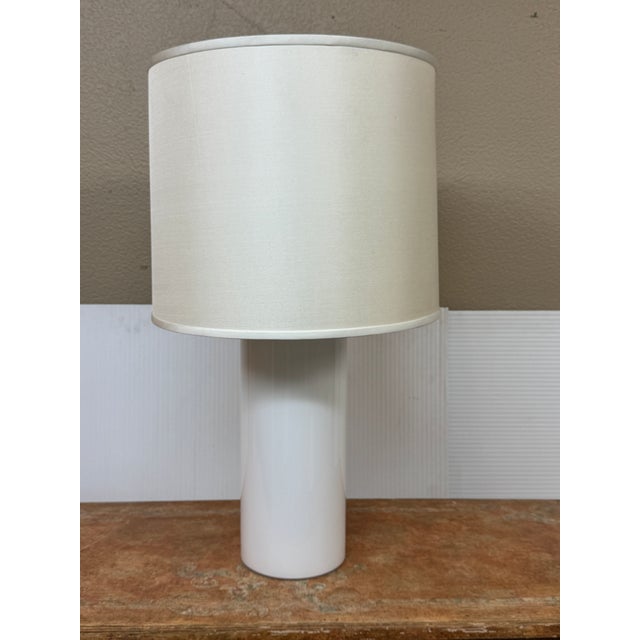 Off-white Modern Barbara Barry for Visual Comfort Moon Glow Table Lamp For Sale - Image 8 of 12