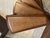 Mid‑Century Wooden Library Step Shelf – Tiered Decorative Book & Display Stand - Faux Leather Stairs For Sale - Image 4 of 8